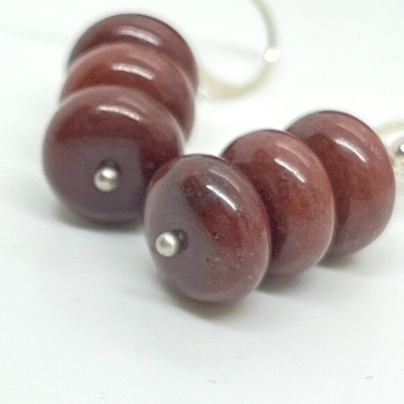 JAY KING DTR DESSERT ROSE TRADING RED GENUINE STONE 925 STERLING SILVER EARRINGS - Picture 10 of 14